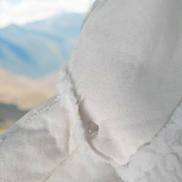 Bebe Y2k Faux Shierling Suede Short Jacket XS Peggy Lane Cabin Gorthcore Style - Picture 2 of 15